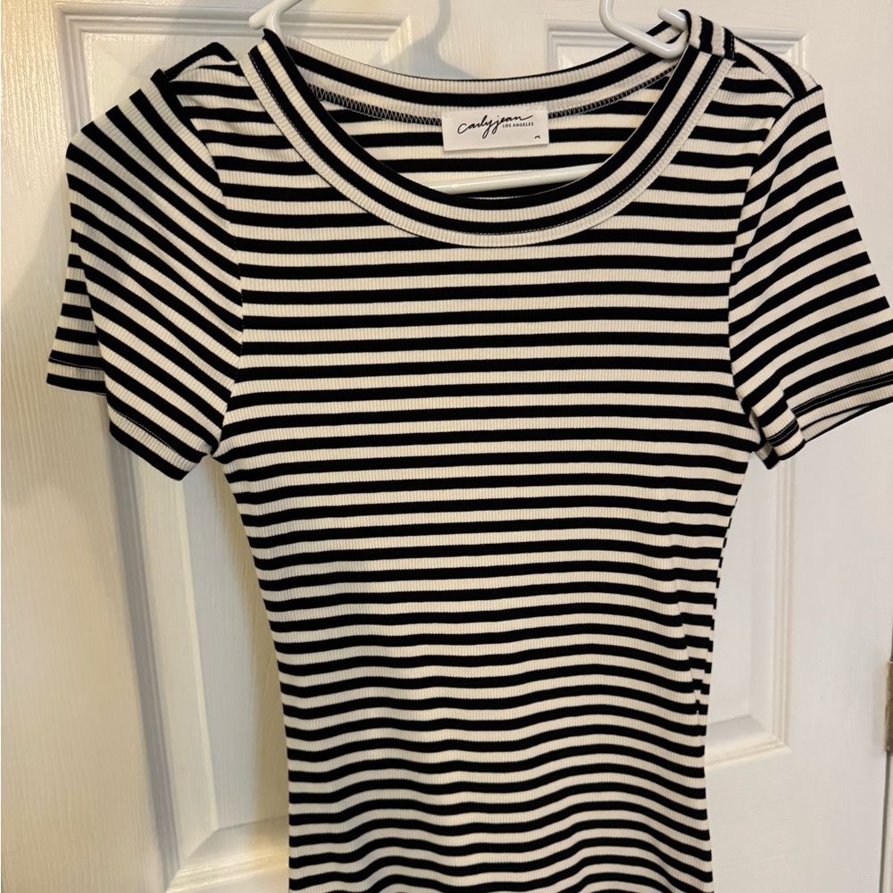 Carly Jean Los Angeles Kit Striped Tee